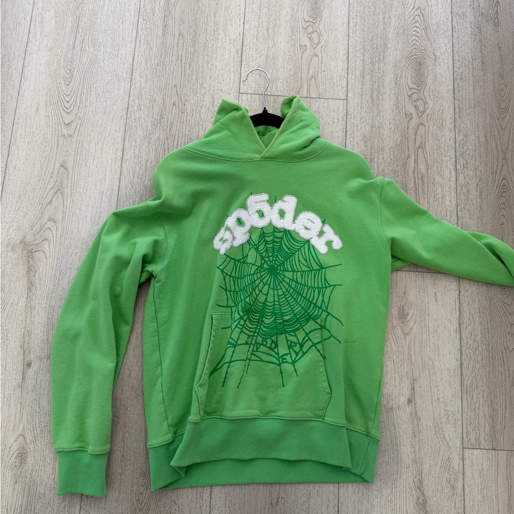Green Spider Graphic Men's Sweater